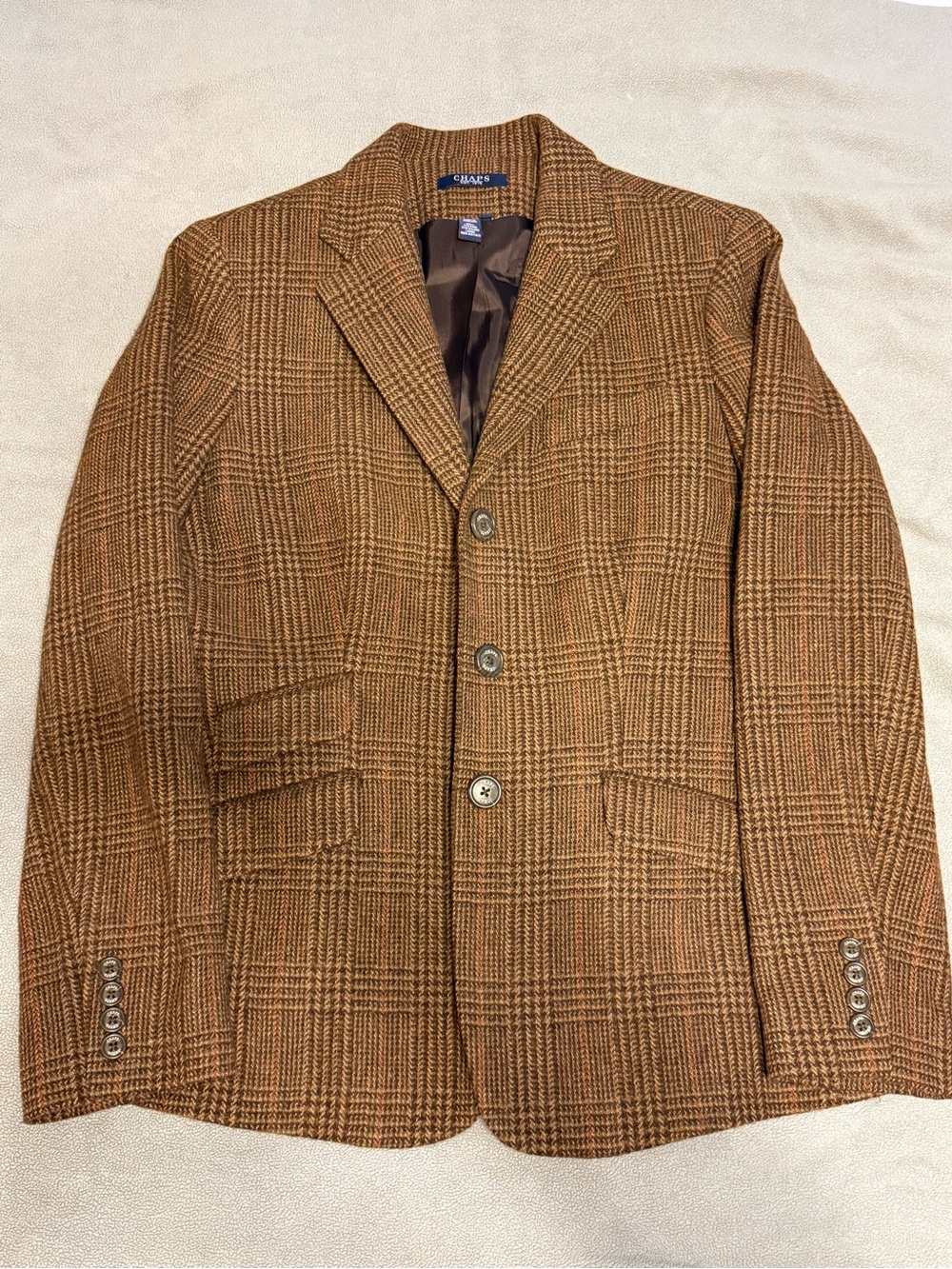 Chaps Plaid Blazer